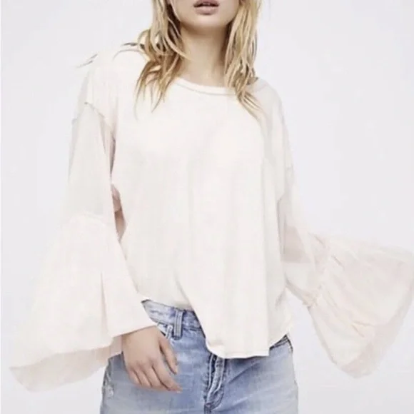 Free People Beautiful Still Got It Boho Statement Top - Picture 5 of 7